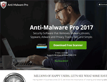 Tablet Screenshot of antimalwarepro.com